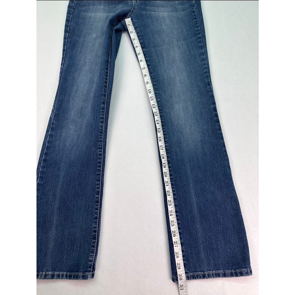 Earl Jean Embellished Moderate Bootcut Jeans Medium Wash Size 8 Average - Picture 10 of 13